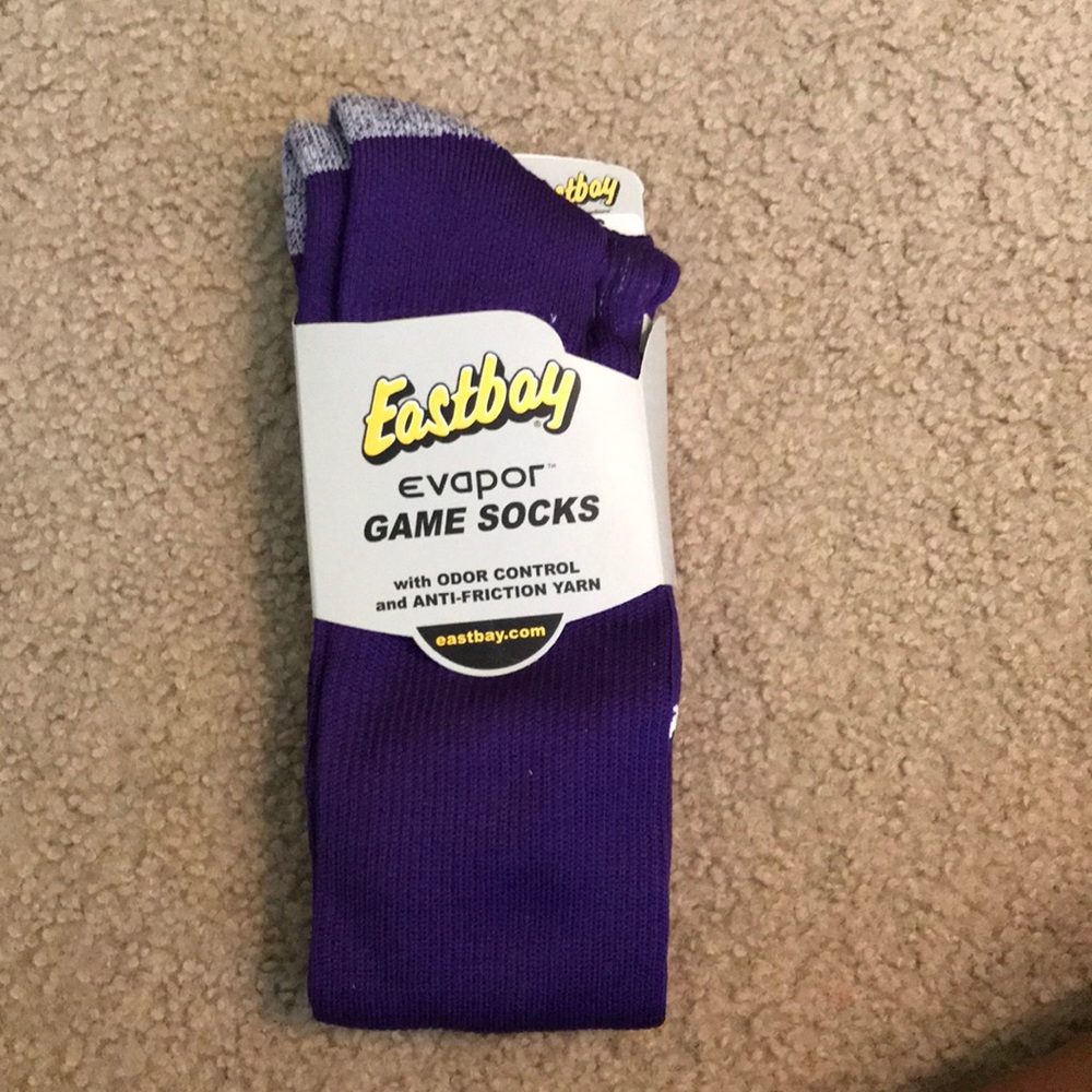 Purple Softball socks